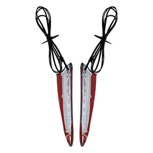 Front Lighted Vent Trim LED Turn Signal Light Chrome Fit For Honda GL1800 2018-UP | HCmotorku