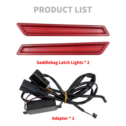 LED Saddlebag Latch Lights Side Marker fit Harley Touring 2014-2023 | HCmotorku