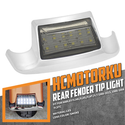 Rear Fender Tip LED Light Fit For Harley Electra Road Glide Softail 1980-2008 | HCmotorku