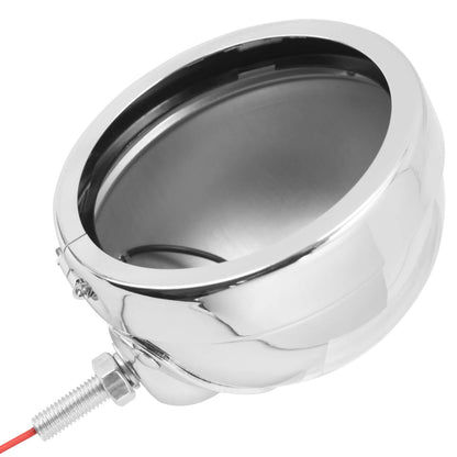 2x 4.5" Auxiliary Fog Passing Light Housing Chrome For Harley Road Electra Glide | HCmotorku