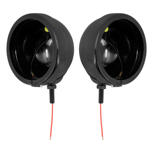 2x 4.5" LED Fog Light Housings Mount Bracket Black Fit Touring Softail Models | HCmotorku