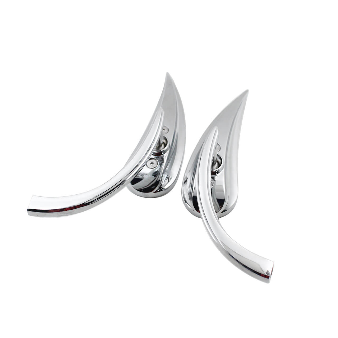 Mini 8MM 10MM Rear View Mirror Fit For Dyna Heritage Softail Road King Chrome | HCmotorku