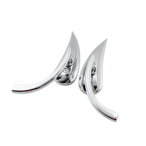Mini 8MM 10MM Rear View Mirror Fit For Dyna Heritage Softail Road King Chrome | HCmotorku
