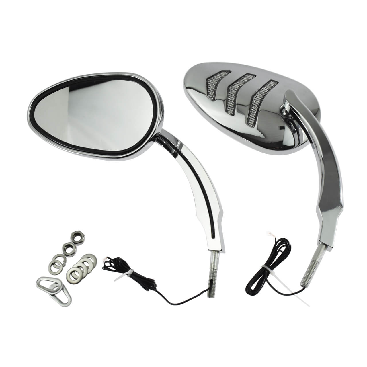 Motorcycle LED Rearview Mirrors Turn Signals for Harley | HCmotorku