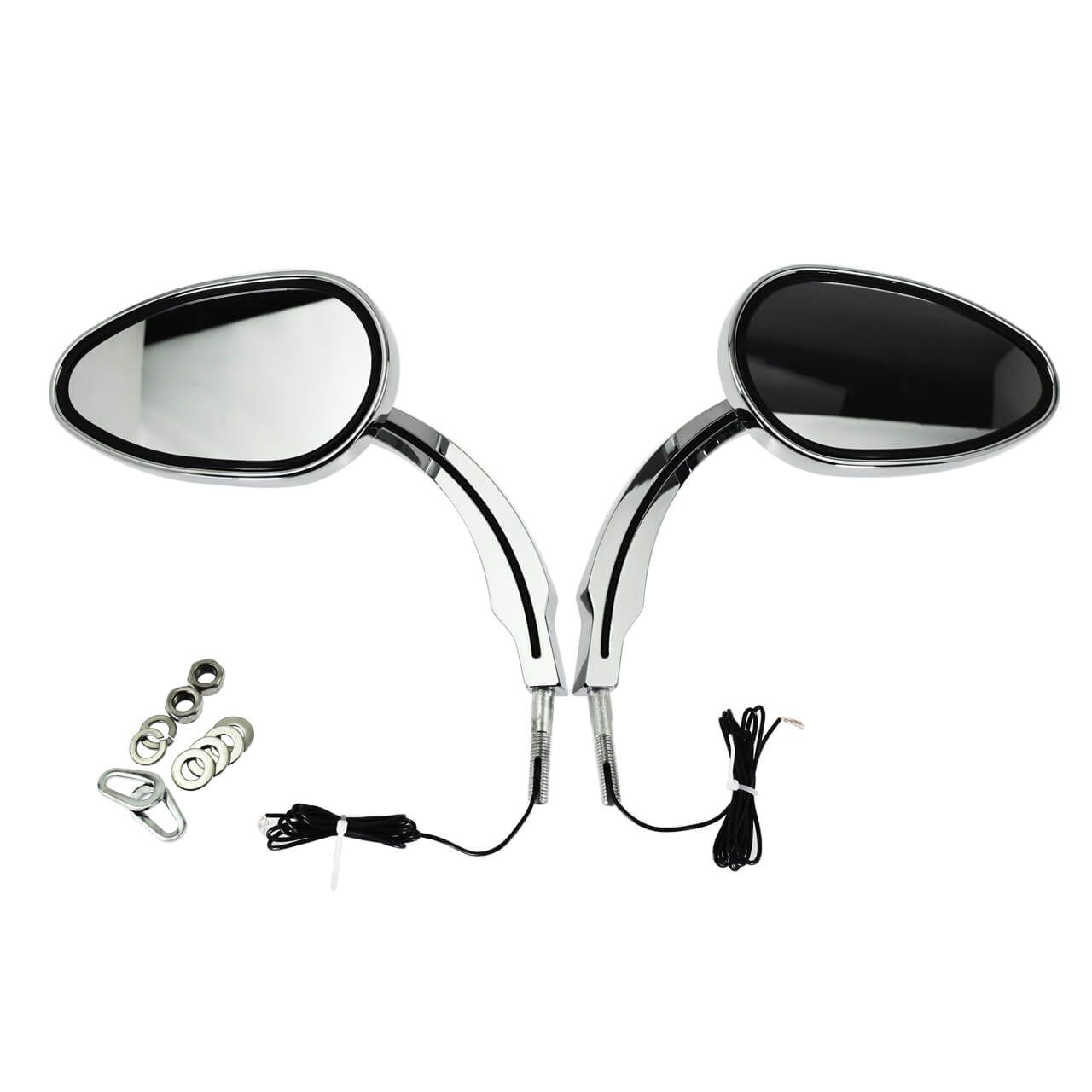 Motorcycle LED Rearview Mirrors Turn Signals for Harley | HCmotorku