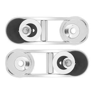 180° Adjustable Drop Mirror Mount Chrome Fit For Harley Street Glide 2014-2022 | HCmotorku