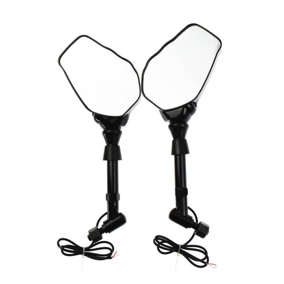 Skeleton Claw Rearview Mirrors Integrated LED Turn Signal | HCmotorku