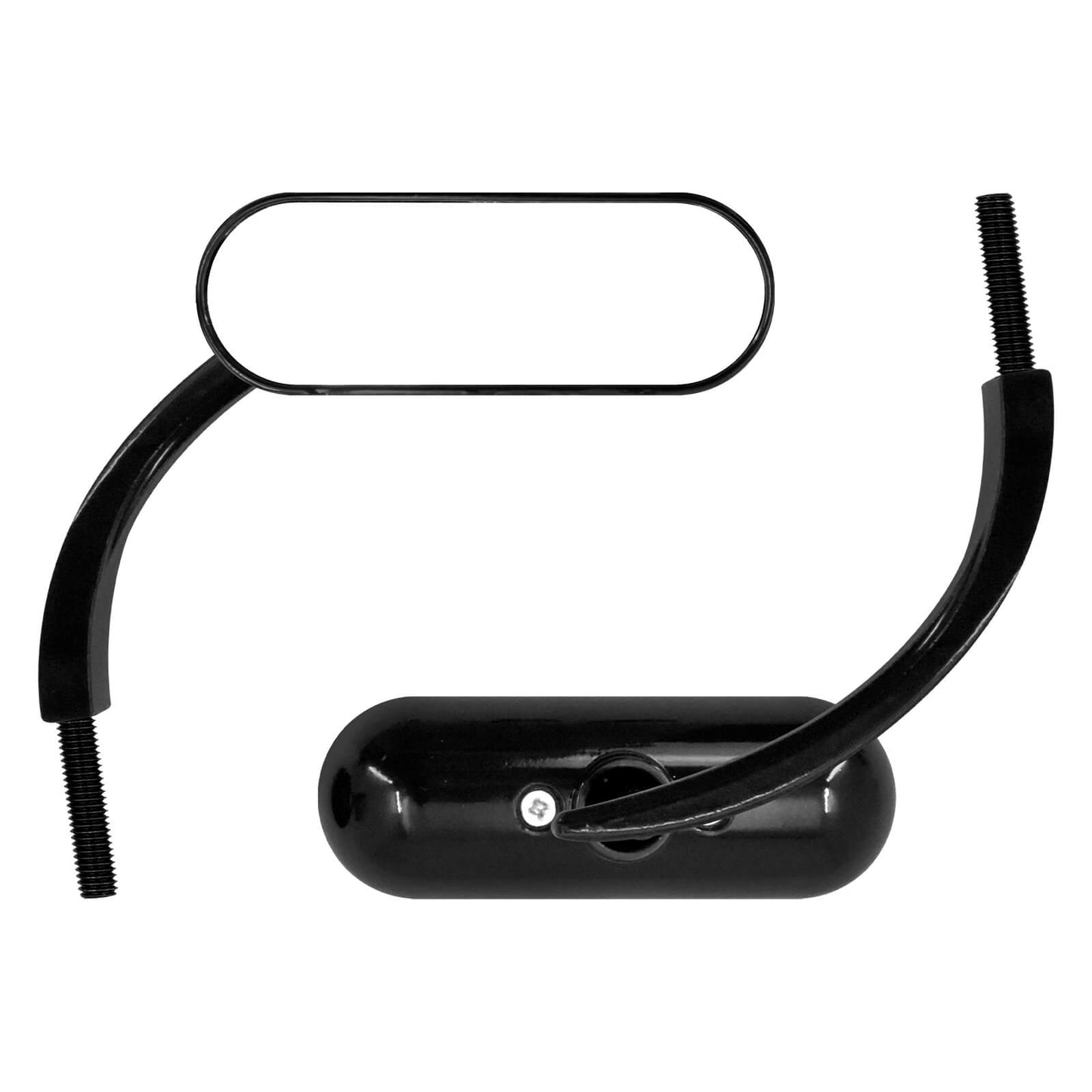 Universal Rear View Mini Oval Mirror Fit For Harley Dyna FLS XL FLH | HCmotorku