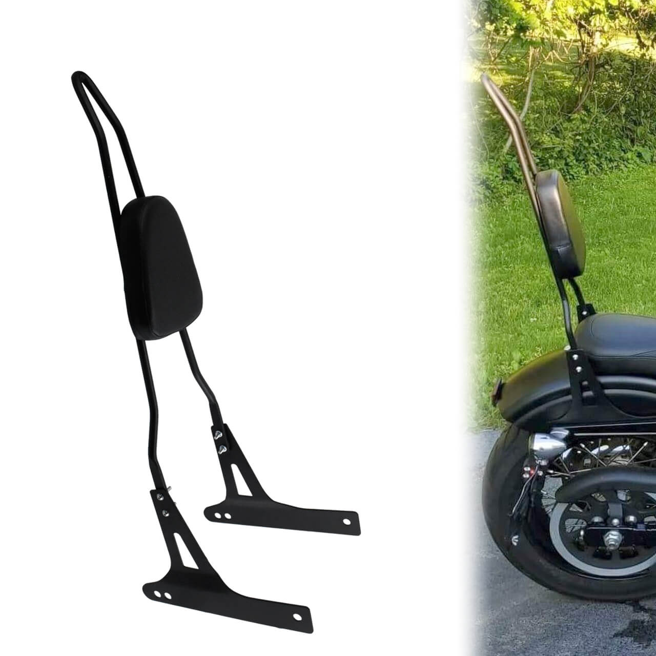 Detachable Passenger Backrest Fit Harley Dyna 2006-2016 | HCmotorku