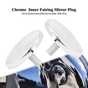 Inner Fairing Mirror Mounting Hole Plug Black Fit Touring Batwing FLH 1996-2016 | HCmotorku