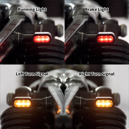 Rear 8mm Mounting Thread Indicator LED Turn Signal Light Fit For Harley Chopper | HCmotorku