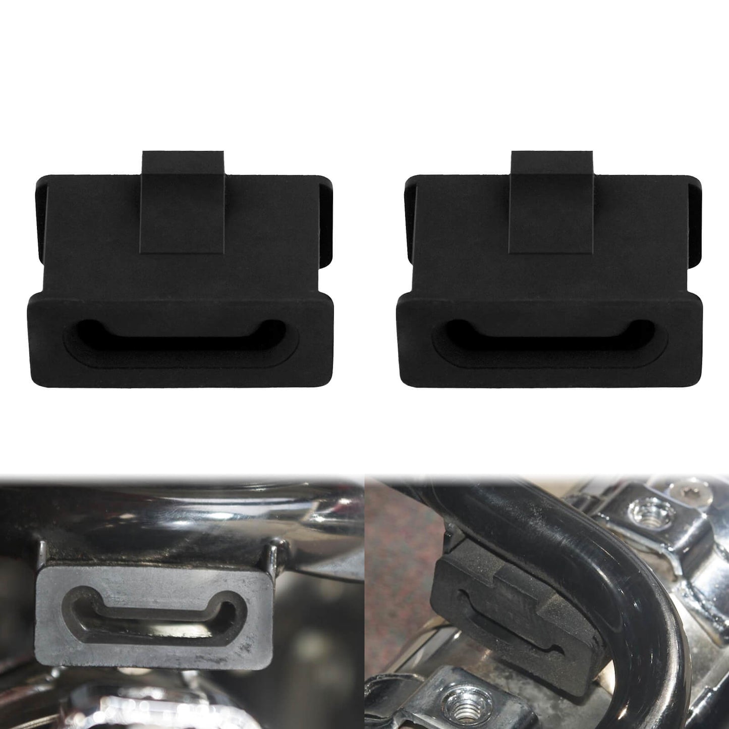 Muffler Mounts Holder Bracket Hanger Insulator Rubber Fit For Harley Touring FLH | HCmotorku