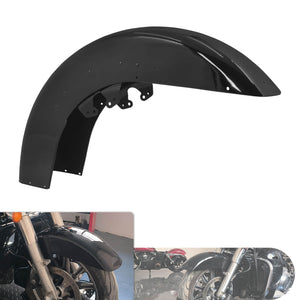 17" Front Fender Gloss Metal Mudguard Fit For Harley Touring Glides 2014 2015-2024 | HCmotorku