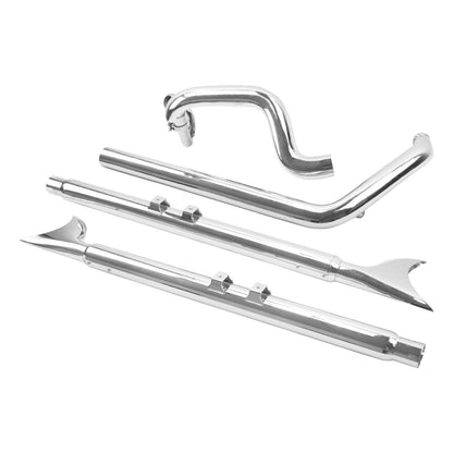 Mufflers Kits Exhaust Pipes For Harley Tail Exhaust Dual Fatboy 2007-2017 Softail | HCmotorku