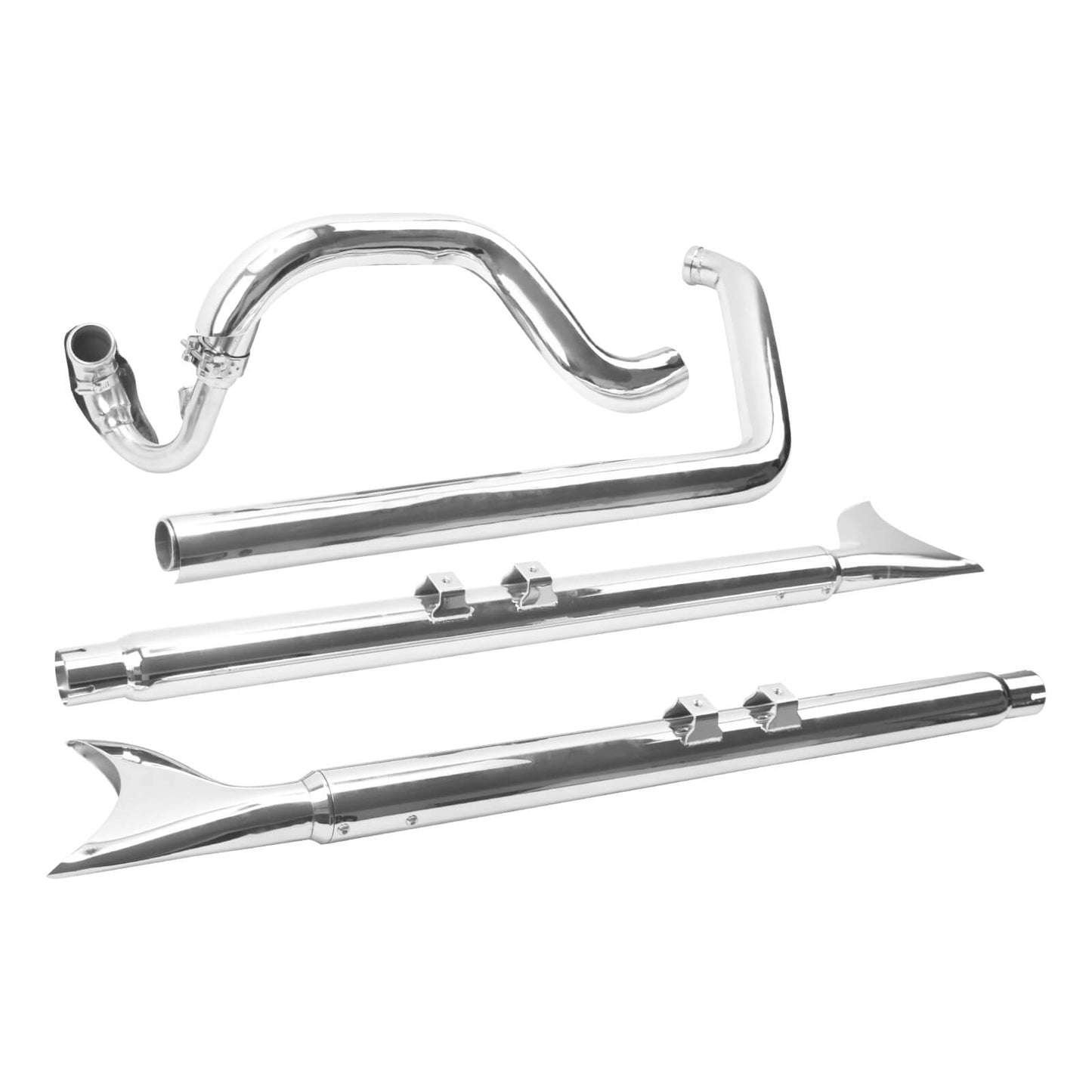 Mufflers Kits Exhaust Pipes For Harley Tail Exhaust Dual Fatboy 2007-2017 Softail | HCmotorku