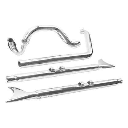 Mufflers Kits Exhaust Pipes For Harley Tail Exhaust Dual Fatboy 2007-2017 Softail | HCmotorku