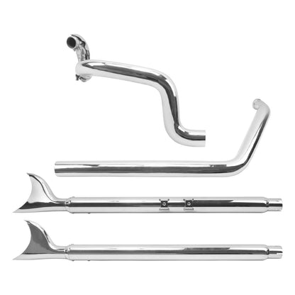 Mufflers Kits Exhaust Pipes For Harley Tail Exhaust Dual Fatboy 2007-2017 Softail | HCmotorku