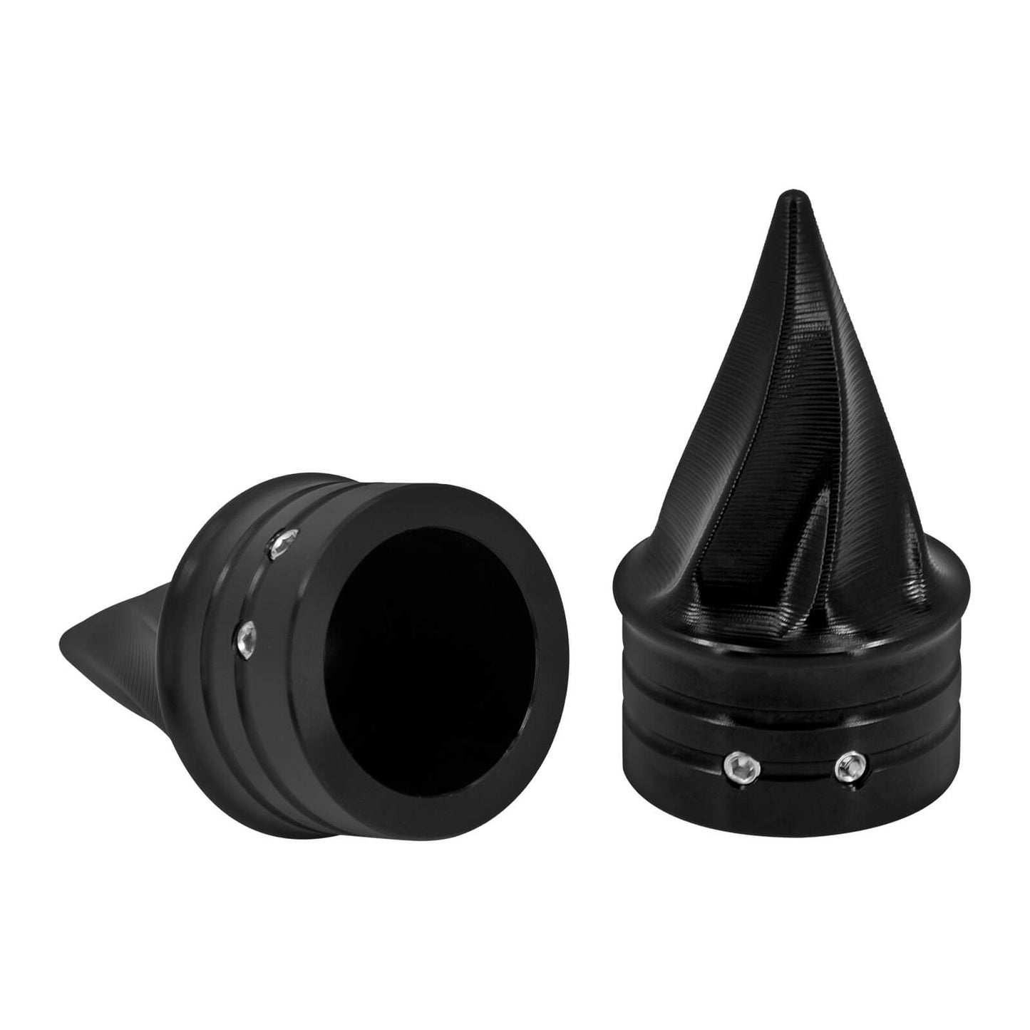 Front Axle Cap Twisted Nut Cover Black Fit For Harley Street Glide Road King 2008-UP | HCmotorku