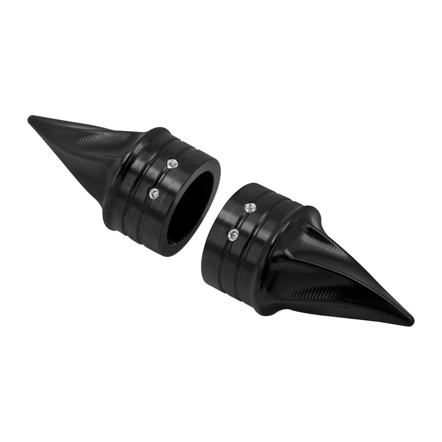 Front Axle Cap Twisted Nut Cover Black Fit For Harley Street Glide Road King 2008-UP | HCmotorku