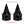 Front Axle Cap Twisted Nut Cover Black Fit For Harley Street Glide Road King 2008-UP | HCmotorku