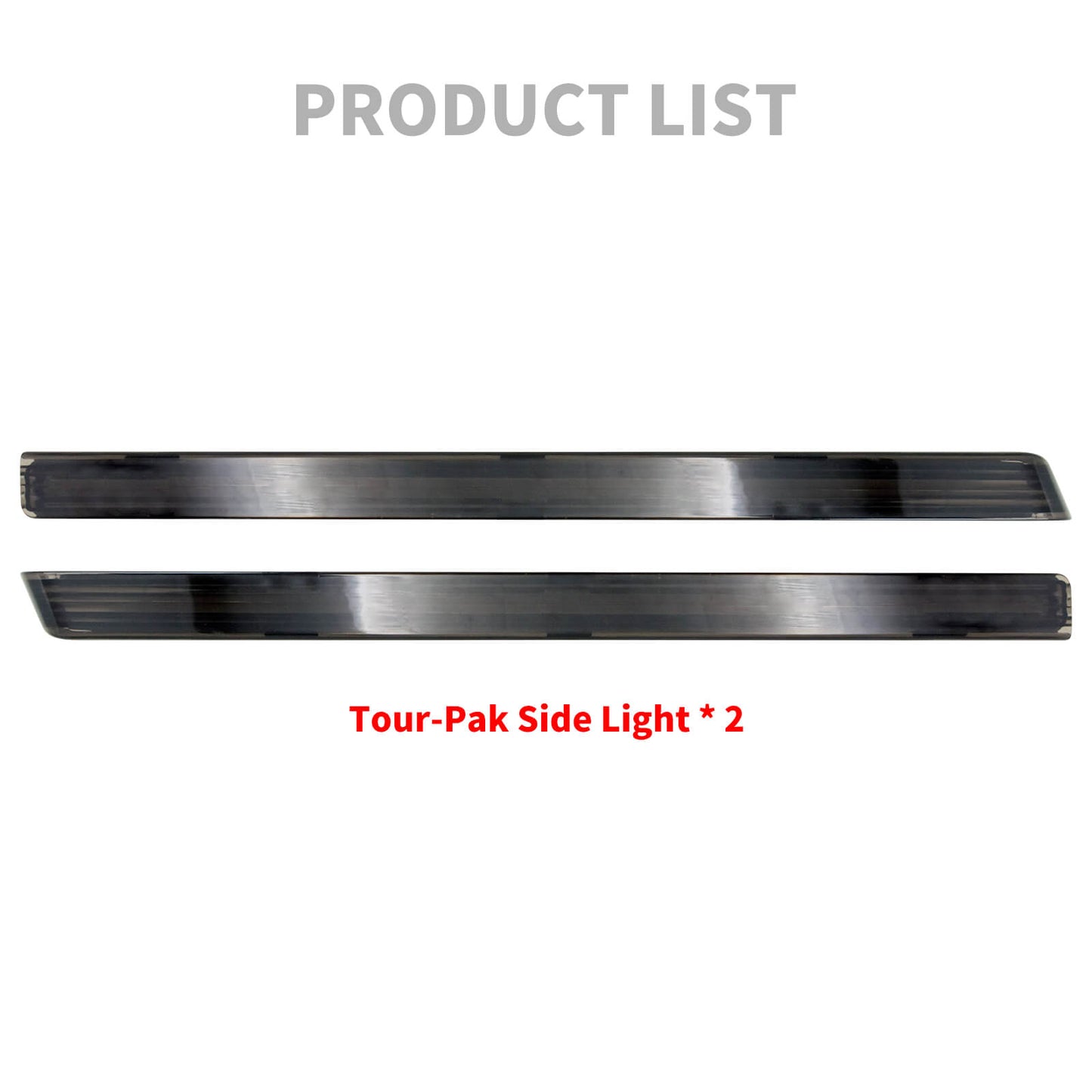 Pack Accent Side Marker LED Light Smoke For Harley Tour Pak Electra Road Glide | HCmotorku