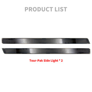 Pack Accent Side Marker LED Light Smoke For Harley Tour Pack Electra Road Glide | HCmotorku