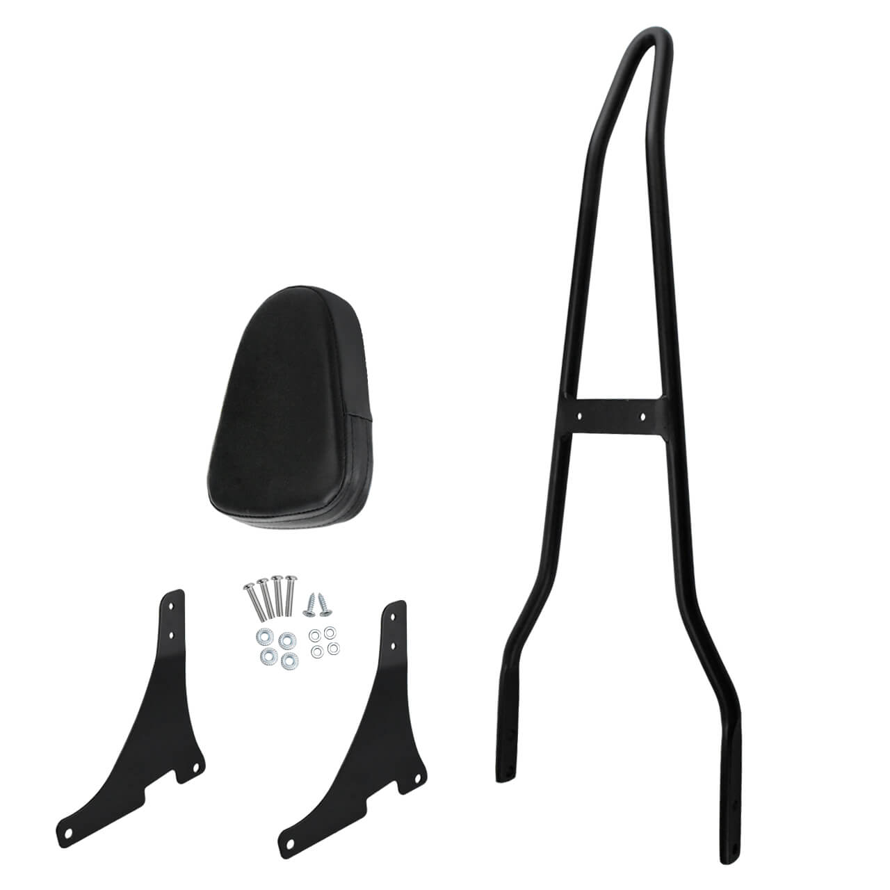 Tall Sissy Bar Passenger Backrest Fit For Harley Sportster XL Iron 883 48 72 | HCmotorku