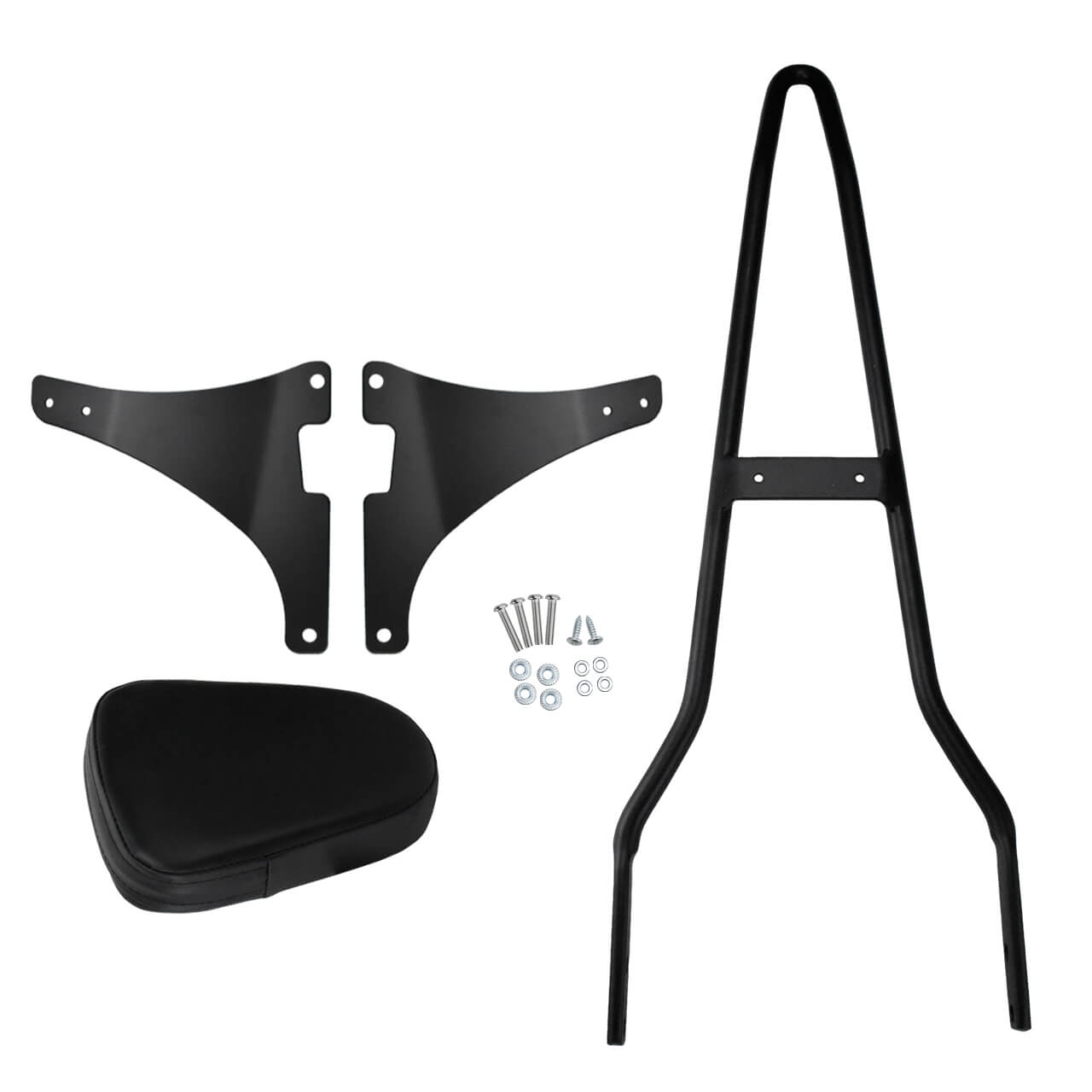 Tall Sissy Bar Passenger Backrest Fit For Harley Sportster XL Iron 883 48 72 | HCmotorku