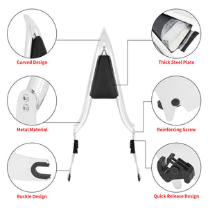 22" Detachable Passenger Backrest Sissy Bar For Harley Touring 2009-2025 | HCmotorku