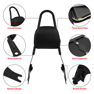 Detachable Passenger Sissy Bar Backrest For Harley Sportster 883 1200 2004-2023 | HCmotorku