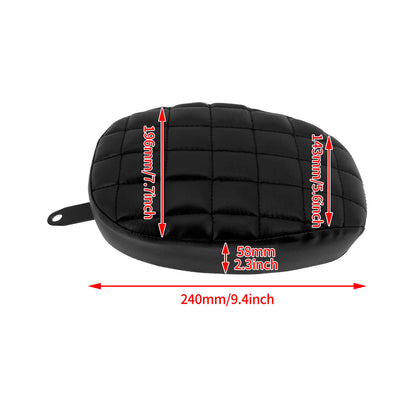 Rear Passenger Pillion Pad Seat Black Fit For Harley Sportster 48 72 2010-2015 | HCmotorku