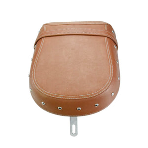 Brown Rear Passenger Seat Pillion Pad Fit For Indian Chief Dark Horse Roadmaster | HCmotorku