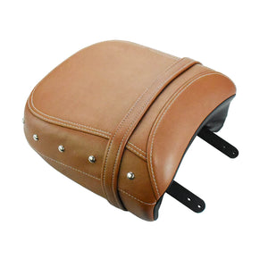Brown Rear Passenger Seat Pillion Pad Fit For Indian Chief Dark Horse Roadmaster | HCmotorku