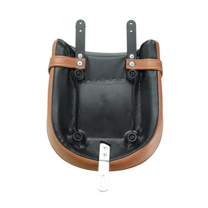 Brown Rear Passenger Seat Pillion Pad Fit For Indian Chief Dark Horse Roadmaster | HCmotorku