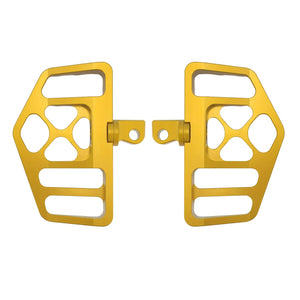 Passenger Floorboards Foot Pegs Gold For Harley Softail Touring 1986-2025 | HCmotorku