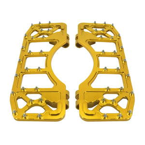 Passenger Floorboards Foot Pegs Gold For Harley Softail Touring 1986-2025 | HCmotorku