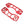 Passenger Floorboards Foot Pegs Red For Harley Softail Touring 1986-2025 | HCmotorku