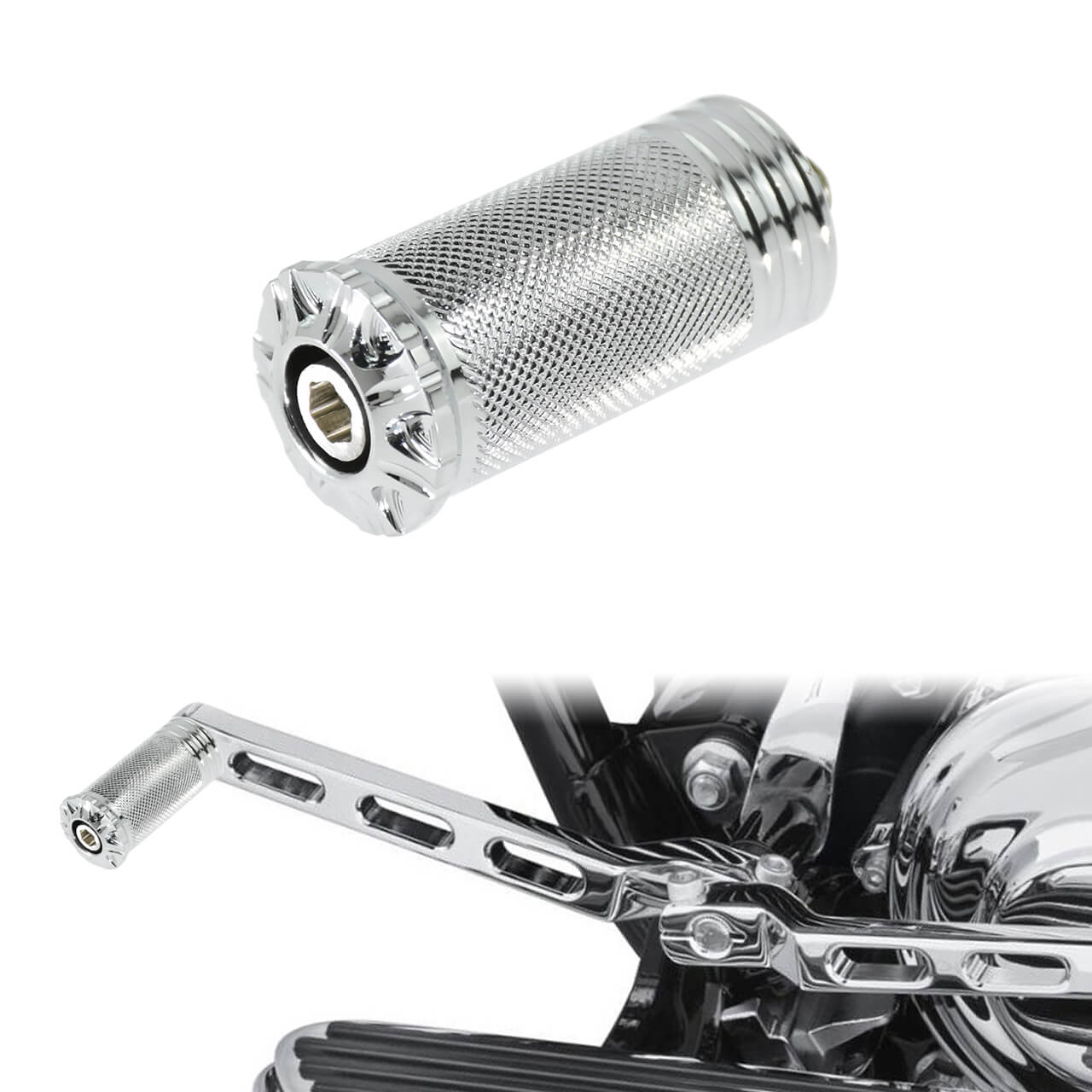 Anti-Skid Knurled Shifter Peg for Harley Motorcycle | HCmotorku