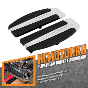 Inserts Slipstream Footboards For Harley Touring 1986-2025 FL Softail 1986-2017 | HCmotorku