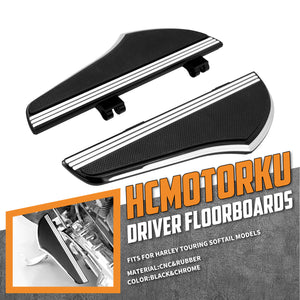 Motorcycle Rider Floorboards For Harley Touring 1986-2025 Softail 1986-2017 | HCmotorku