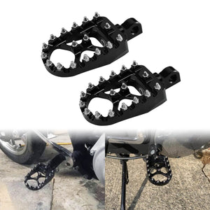 CNC Wide Foot Pegs 360° Roating Offroad Footpegs for Harley 1986-2025 | HCmotorku