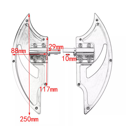 Hollow Blade Passenger Driver Floorboards Fit Harley Sportster Touring | HCmotorku