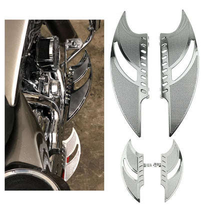 Hollow Blade Passenger Driver Floorboards Fit Harley Sportster Touring | HCmotorku