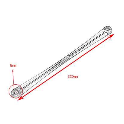 Front Rear Floorboards Shift Lever Linkage Brake Arm Kit Fit Harley Touring 2014-later | HCmotorku