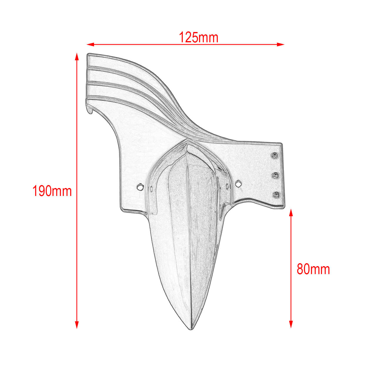 Lower Front Frame Chrome Plastic Cover For Harley Electra Road Glides 1991-2023 | HCmotorku