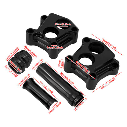 Lifter Tappet Block Cover Engine Pushrod Tube Black Fit For Harley Softail Dyna | HCmotorku