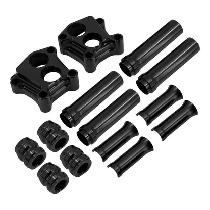 Lifter Tappet Block Cover Engine Pushrod Tube Black Fit For Harley Softail Dyna | HCmotorku