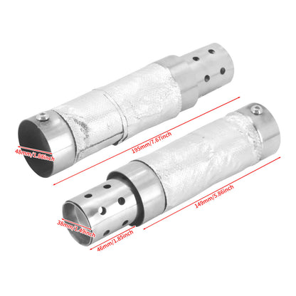 Motorcycle Quiet Baffle Noise Eliminator Universal for Exhaust Systems | HCmotorku