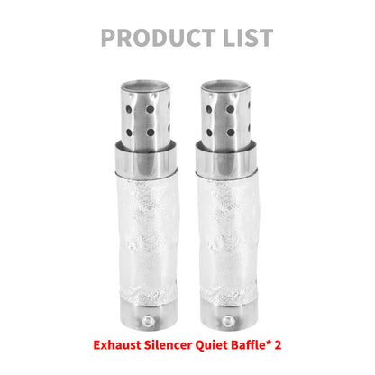 Motorcycle Quiet Baffle Noise Eliminator Universal for Exhaust Systems | HCmotorku
