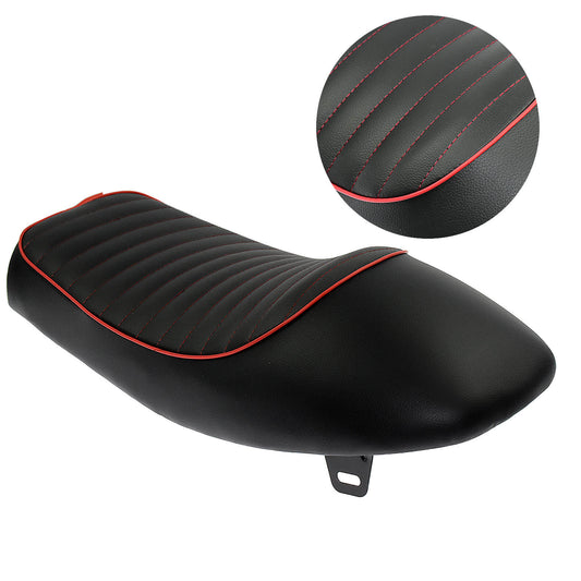 Motorcycle Cafe Racer Seat Flat Brat Hump Saddle Fit For Honda Suzuki Yamaha | HCmotorku